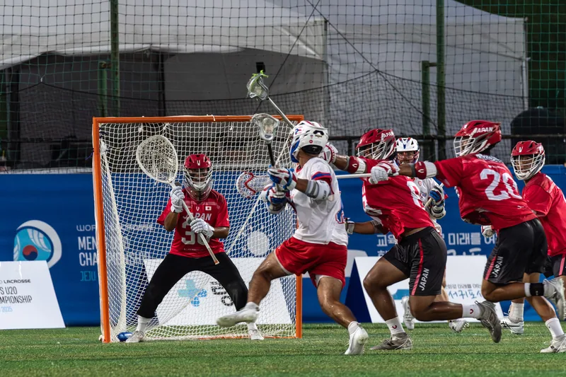 2025 World Lacrosse 남자 U20 세계선수권 — 일본 골키퍼의 방어